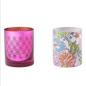 Lilly Pulitzer Tea Light Candle Holders/Planters